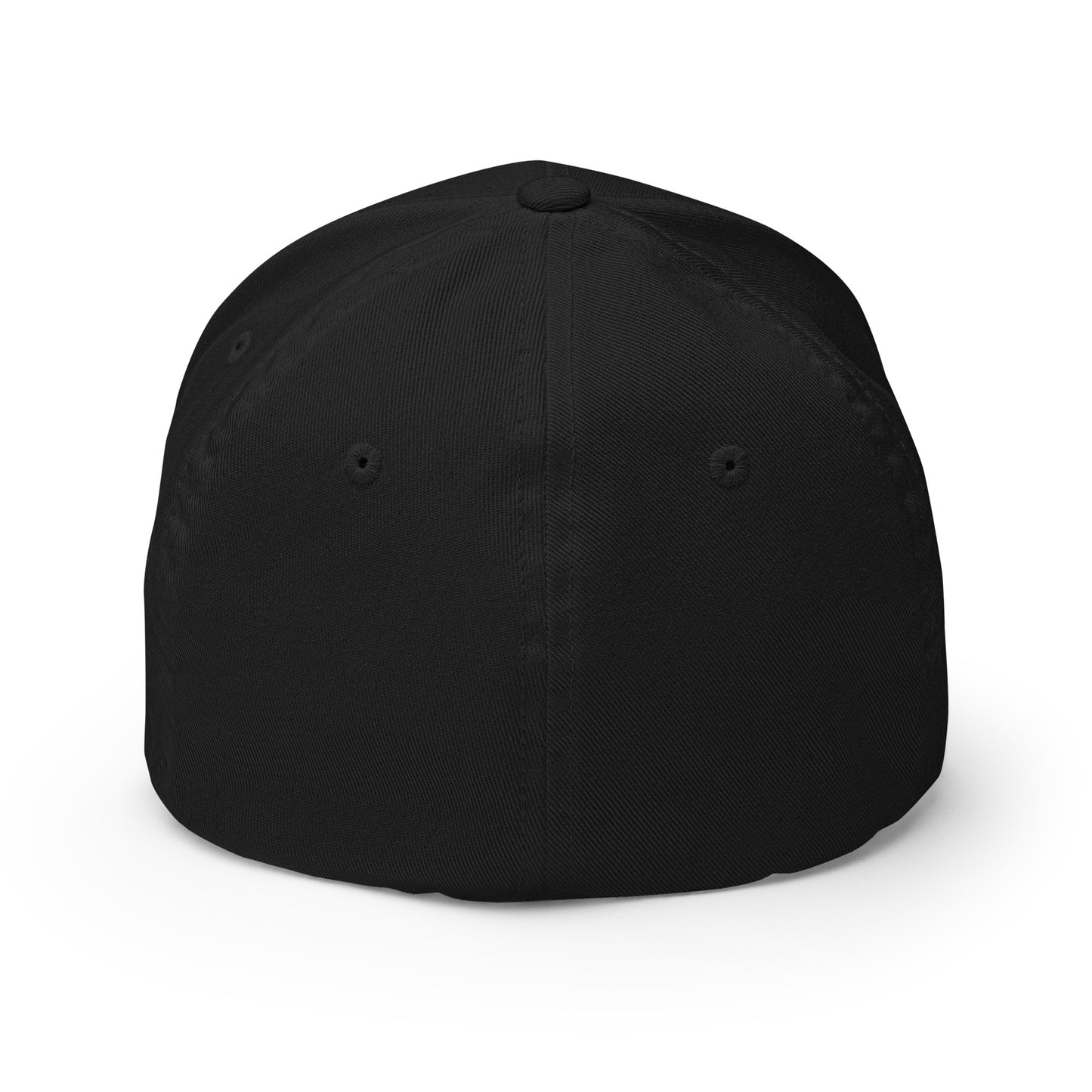 Metal Structured Twill Cap - Black