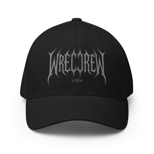 Metal Structured Twill Cap - Black