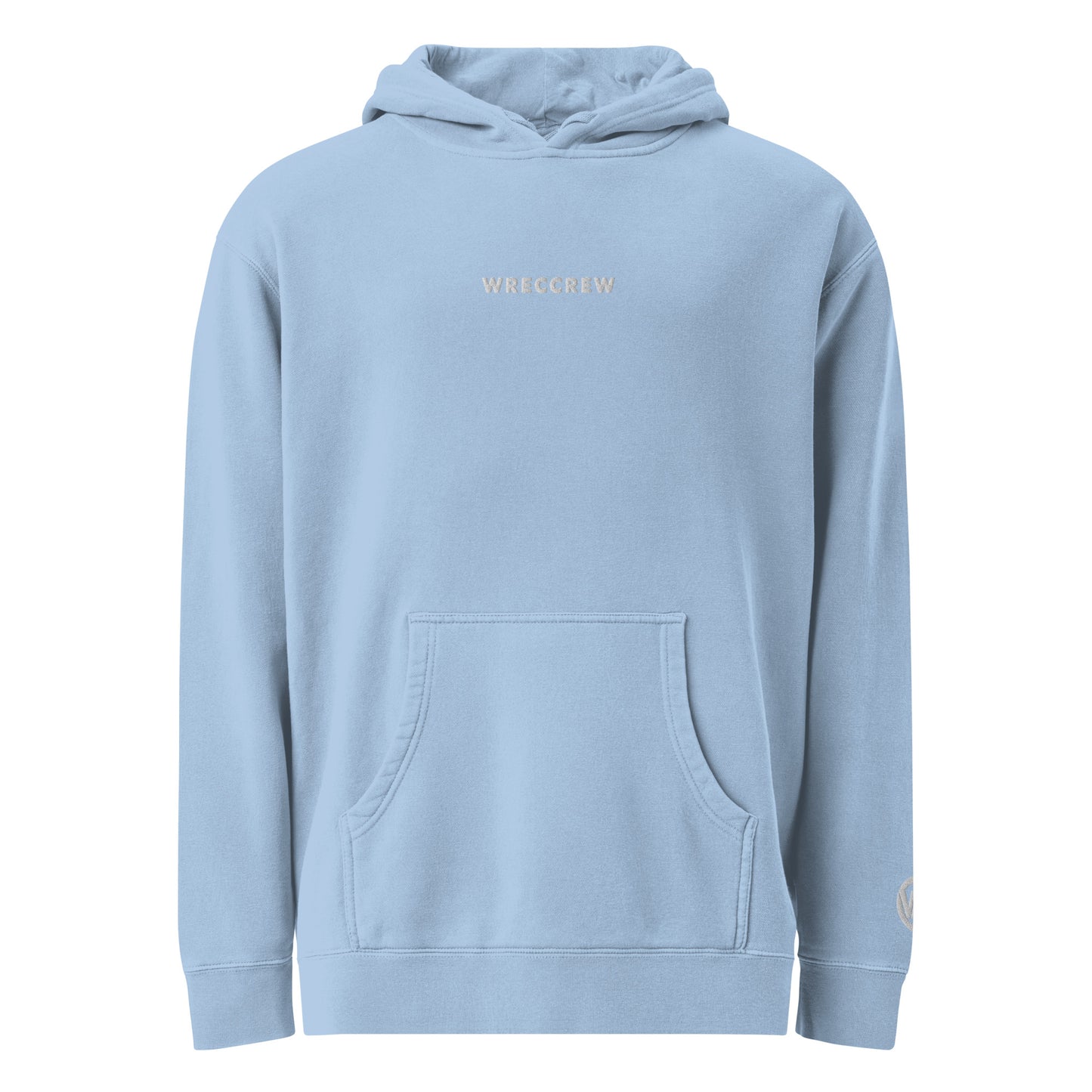 Shop Embroidered Hoodie - Light Blue
